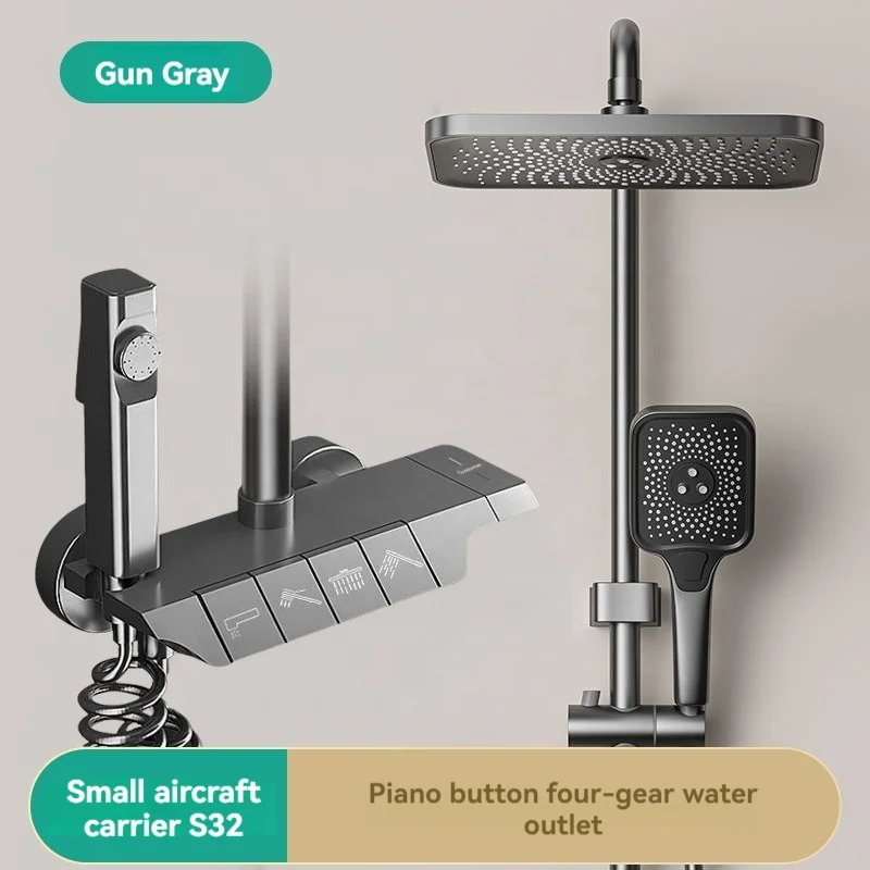 Guida 63100701 Bathroom Waterfall Smart Ceiling Thermostatic Luxury Automatic Multifunction Mixer Shower Set System Faucet Sets