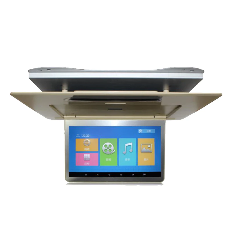 13.3 inch Car Roof Monitor Android  Flip Down Car Monitor With USB SD 2+16g for toyota Alphard
