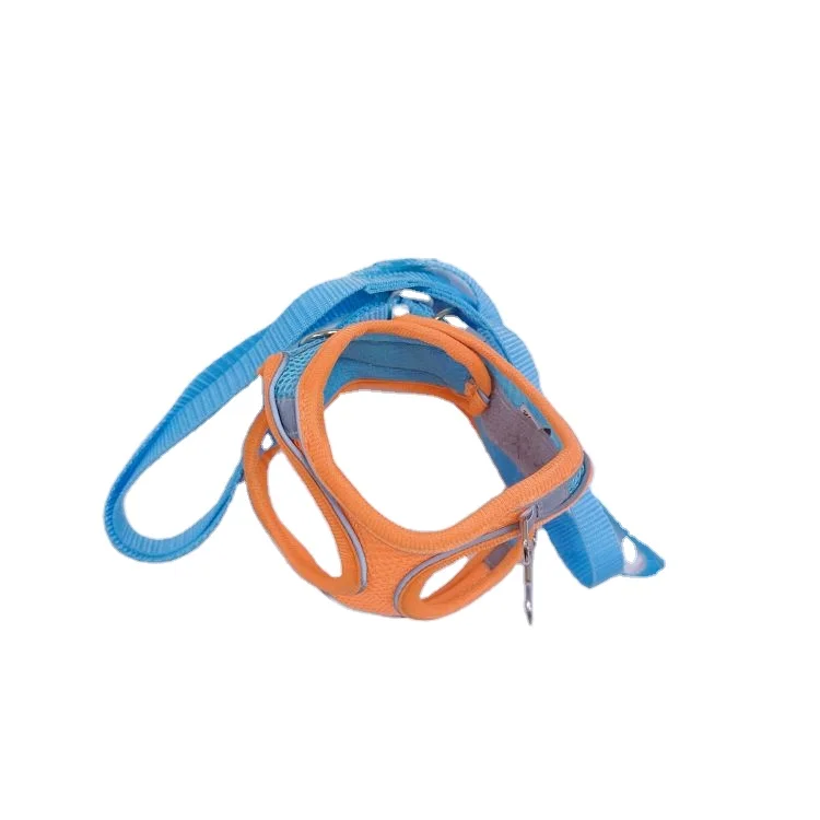 Оптовая продажа персонализированные не тянущие ремни для домашних животных роскошный ошейник кошек и собак комплект водонепроницаемый тактический жилет маленьких