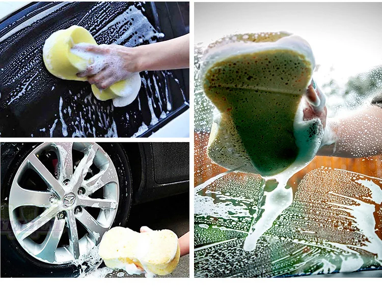 2025 Factory Direct Sales Cleaning Foam Car Grout Sponge with Compressed Household Seaweed Sponge Cleaning Car Wash Sponge