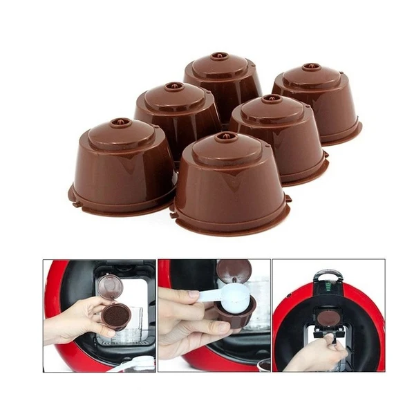  Dolce gusto k многоразовые Пустые пластиковые капсулы с фильтром для кофе/капсулы