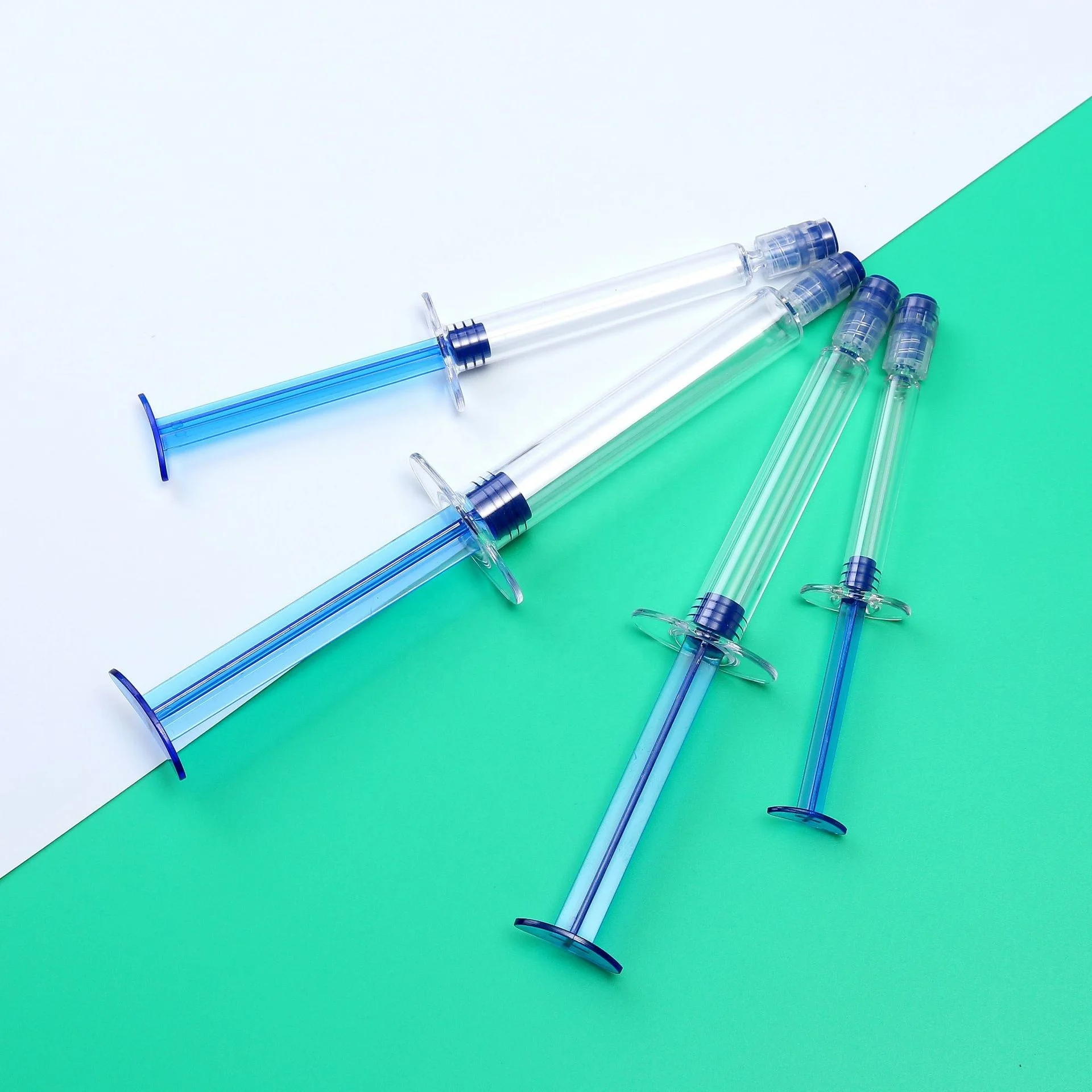 Custom Logo empty 1/2/3/5/10ml plastic syringes with luer lock for tooth whitening