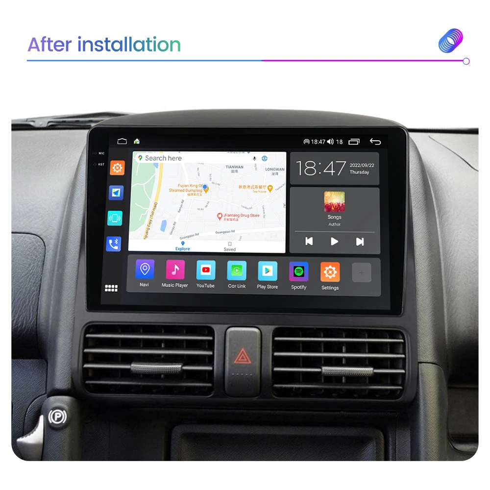 MEKEDE M6 Pro Android 12 8 ядер 256 ГБ 2K DSP 2DIN GPS WIFI магнитола для Honda CRV 2002-2005 mazda 6