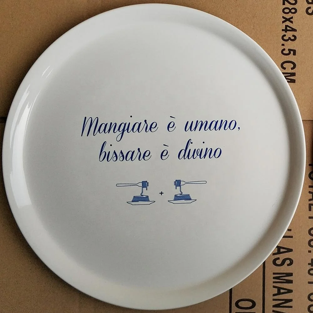 12 inch 30cm ceramic pizza plate