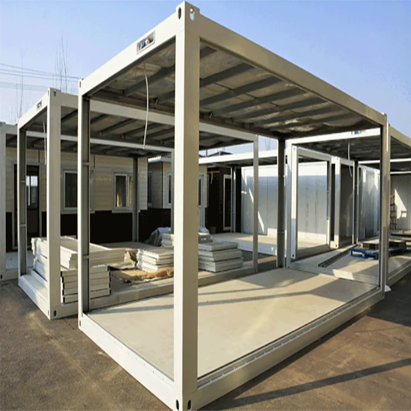 Customized container houses for employee rest areas home container house 20 ft x 30ft heshi