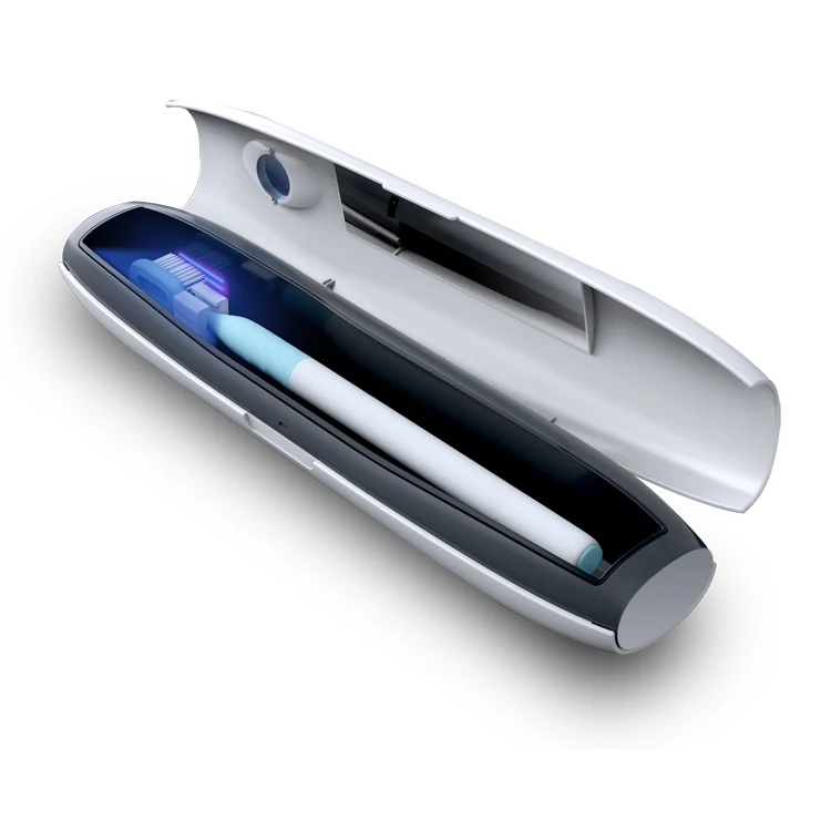 Single Package  UV Toothbrush Sterilizer  Travel Essential Portable Design Power Battery Packing