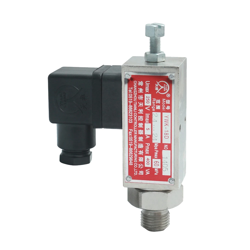 Tianxiang pressure controller  range 0.035-0.17 MPa Max pressure 10 MPa Diaphragm  Sensor YWK-18D/01 Pressure Switches