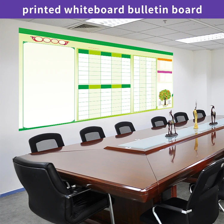 Magnetic culture wall whiteboard sticker company publicity bulletin board performance wall