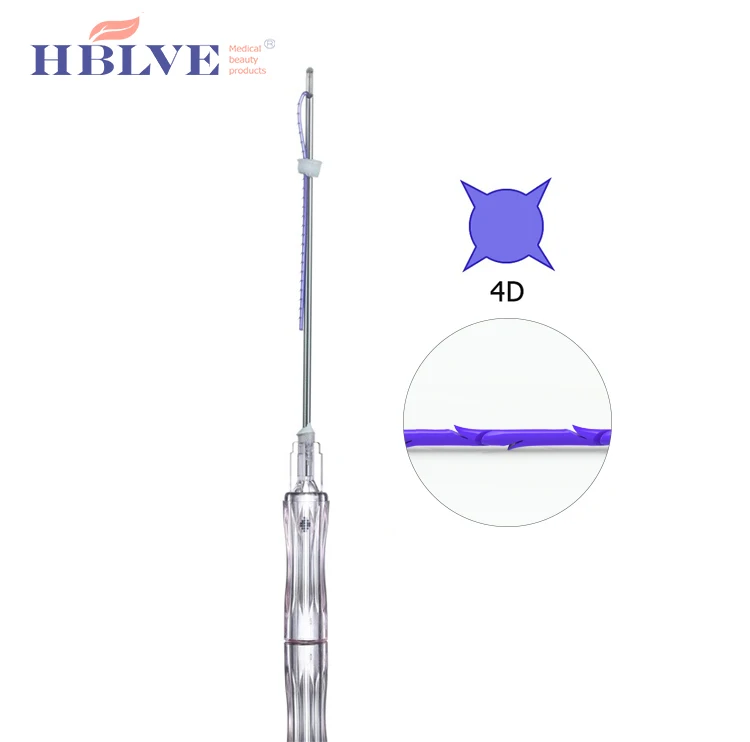  L BLunt Cannula Beauty лифтинг лица V Line Pdo 4D Cog Thread de