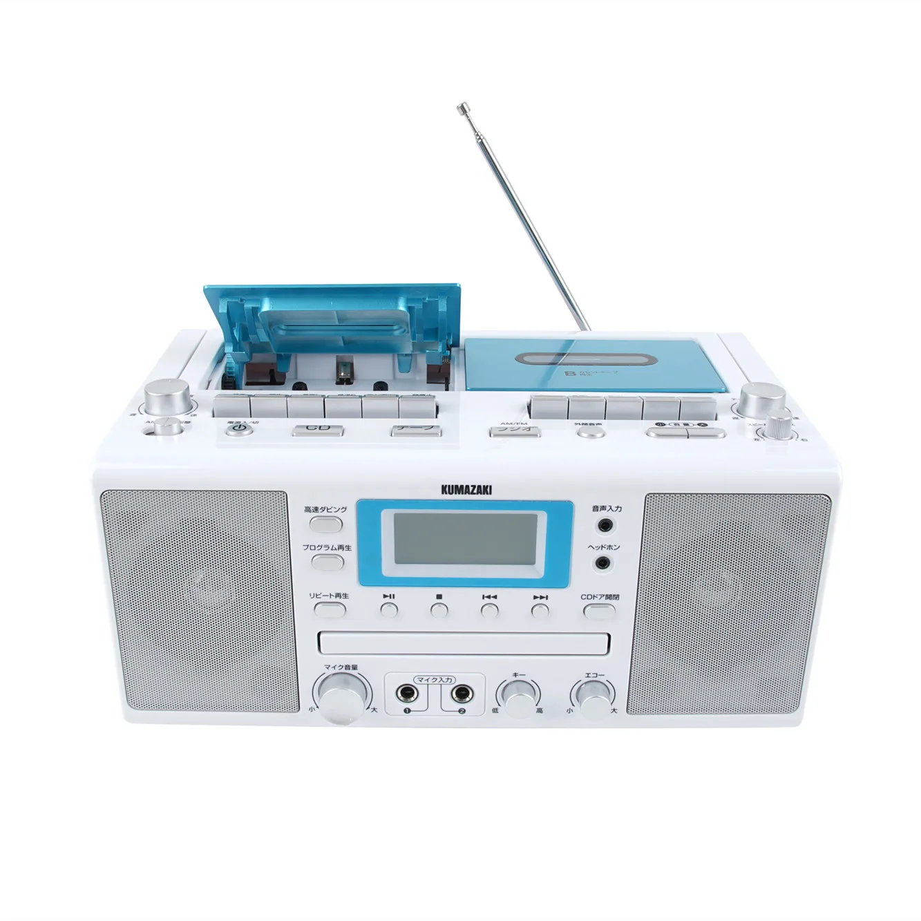 Оптовая продажа под заказ, портативный винтажный аудиоплеер AUX 2 в стиле ретро