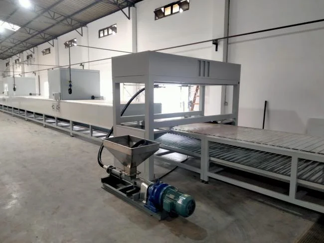 Building Material Soft Flexible Tile Machine Wall Panel Sheet Steel Assembly Line