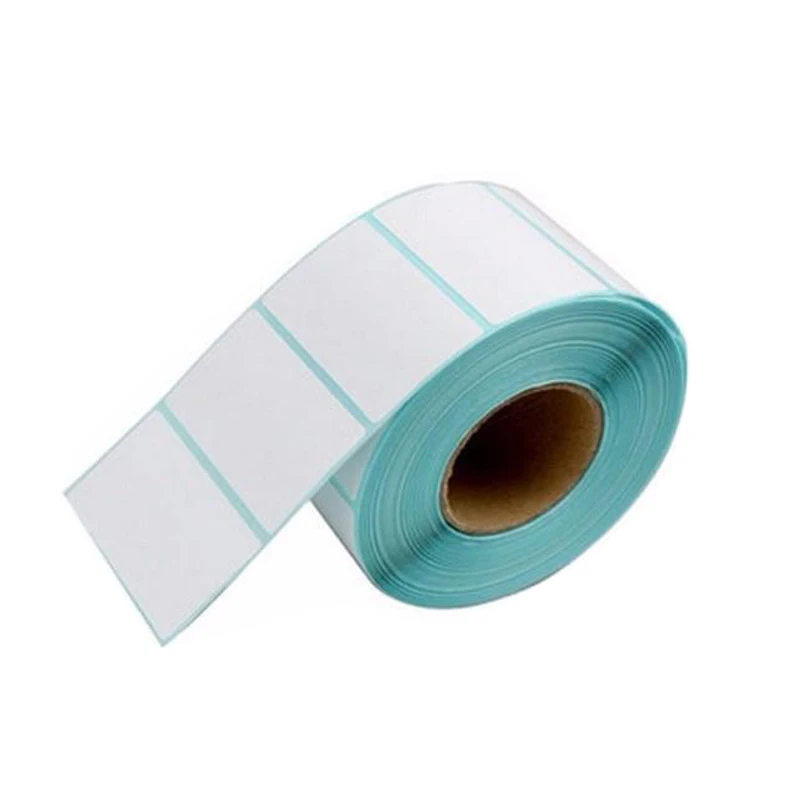 Custom Size Direct Thermal Shipping Labels Roll Waterproof Thermal Barcode Stickers for Free Sample