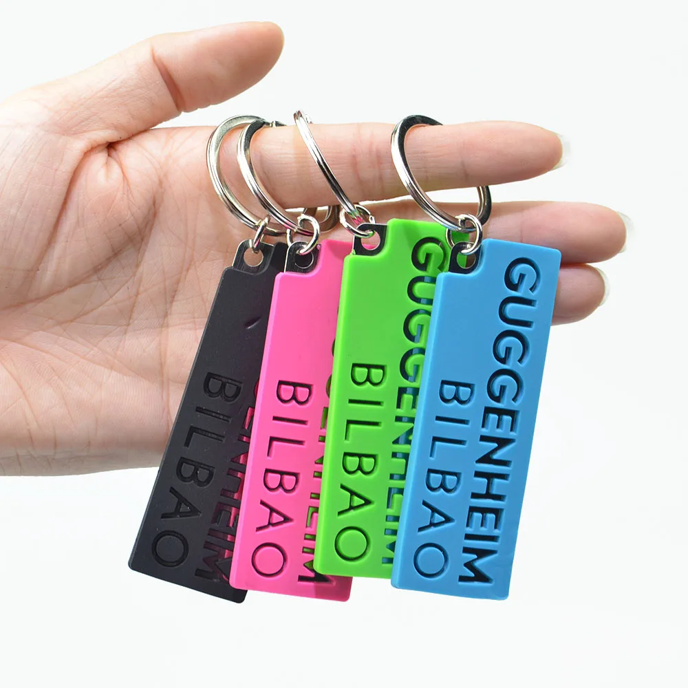 Creative Custom 2d/3d Pvc Soft Rubber Personalized Key Ring Make With Promotional Gift Rubber Custom Key Chain