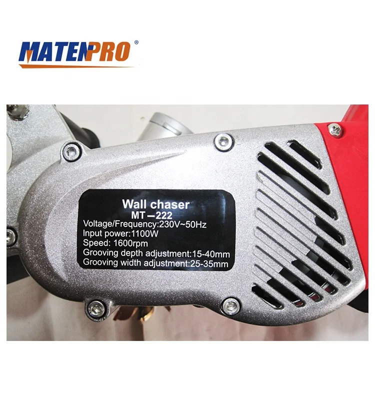 Wall Chaser power tools with 35mm and 25mm width for concete