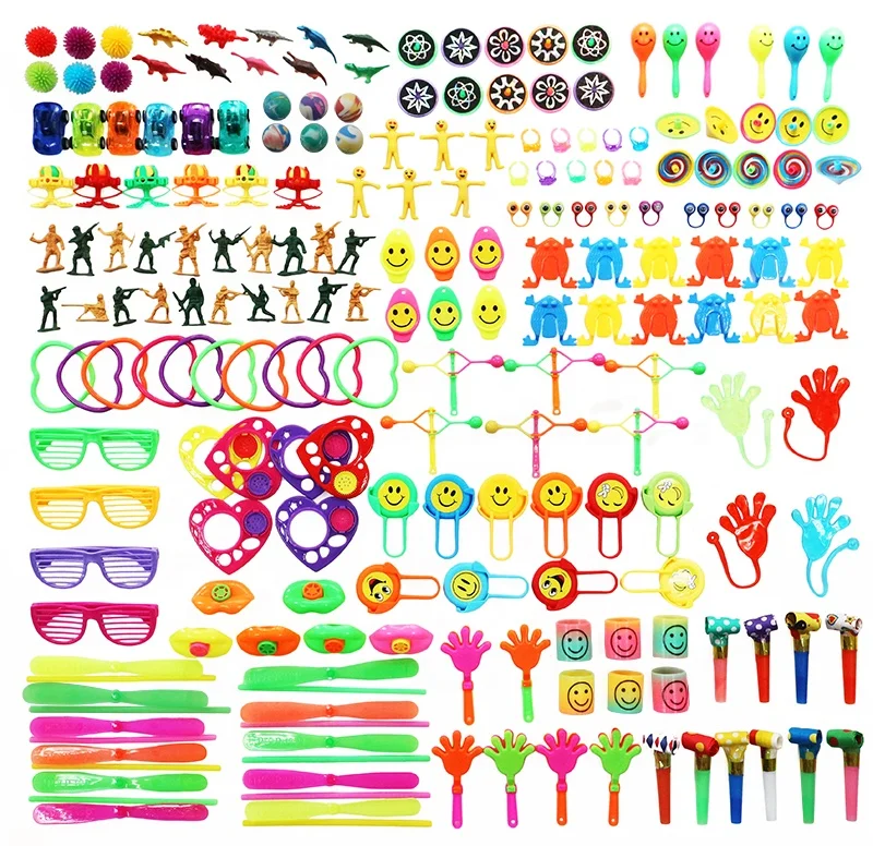 Treasure Box Carnival Prizes for Classroom School Rewards Goodie Bag Pinata Fillers Bulk Toys 200PCS Party Favors Toy For Kids
