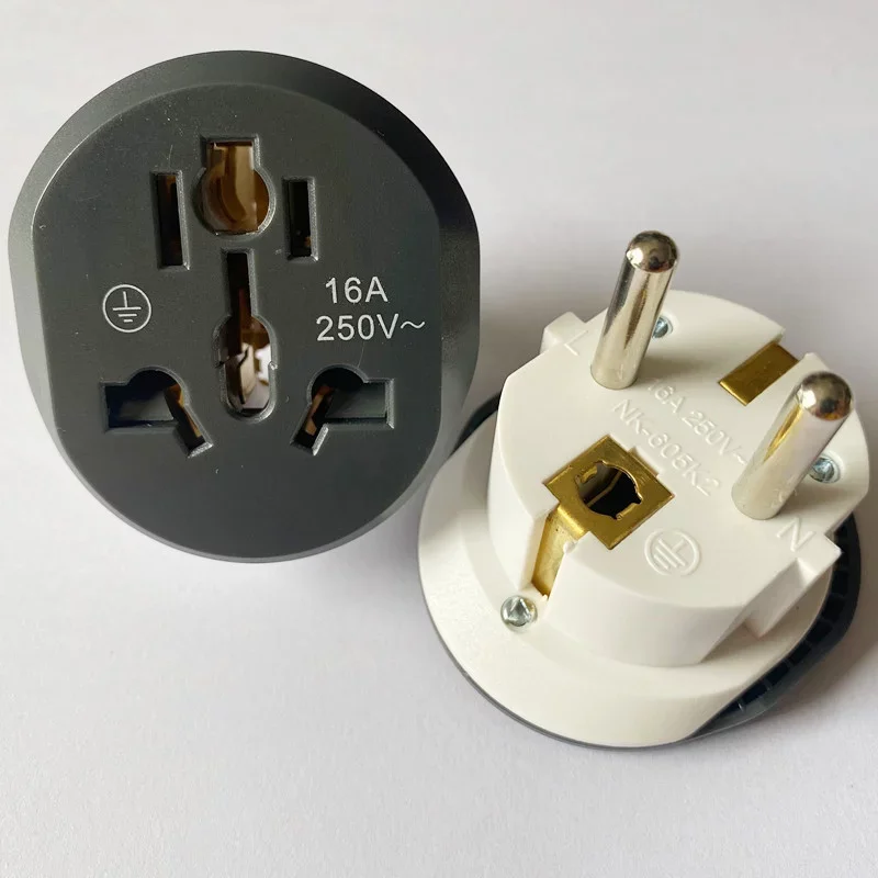 Universal AU UK American US To Germany Plug Adapter Electric Power Charger Sockets Electrical Outlet
