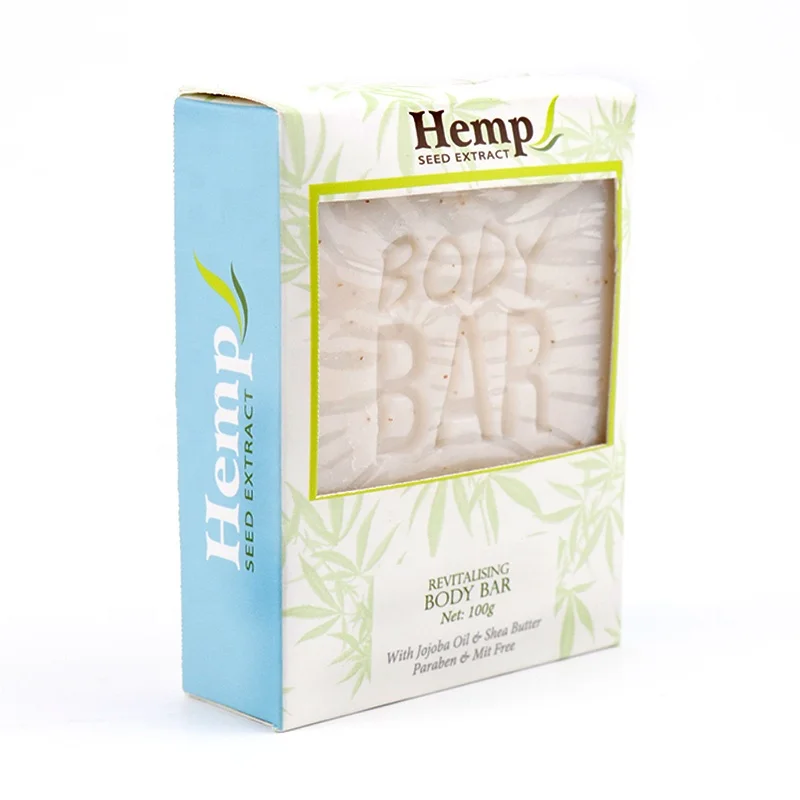 Best Selling Factory price Beauty Natural Organic Handmade 100% Enriched relaxing hemp soap