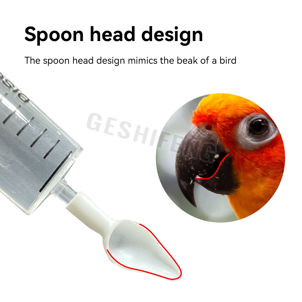 4cm Small Bird Handfeeding Spoon For Baby Birds Feeding Spoon Can Be Used With Injection Tubes