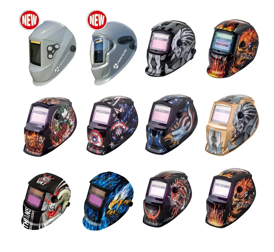 Best Selling Durable Using Head mounted self dimming welding helmets auto darkening welding hood