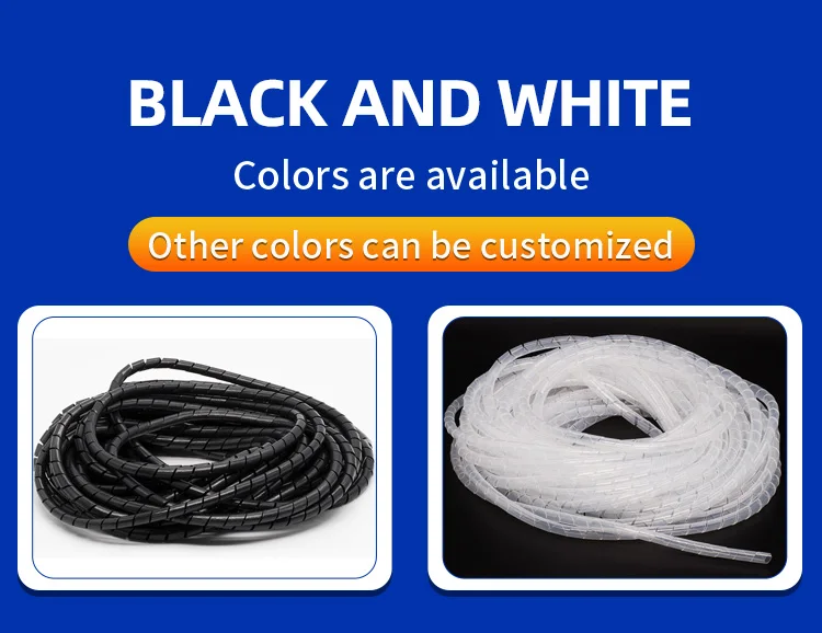 Spiral Wrapping Bands Wire Spiral Wrap Sleeving Band Tube Cable Wire Protector