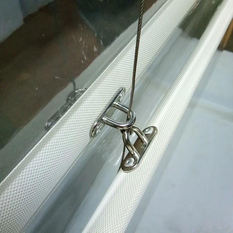 Waterproof PVC French Window Crank or Cord Romapunch Equipment Monkick Boxing Glovestransparent Outdoor Garden Patio Sea Beach