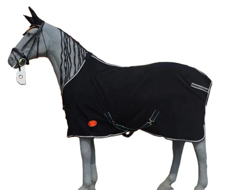 Custom Logo Two Tone Fleece Equestrian Vari-layer Horses Blanket horse rug  for Horse winter autumn spring warm