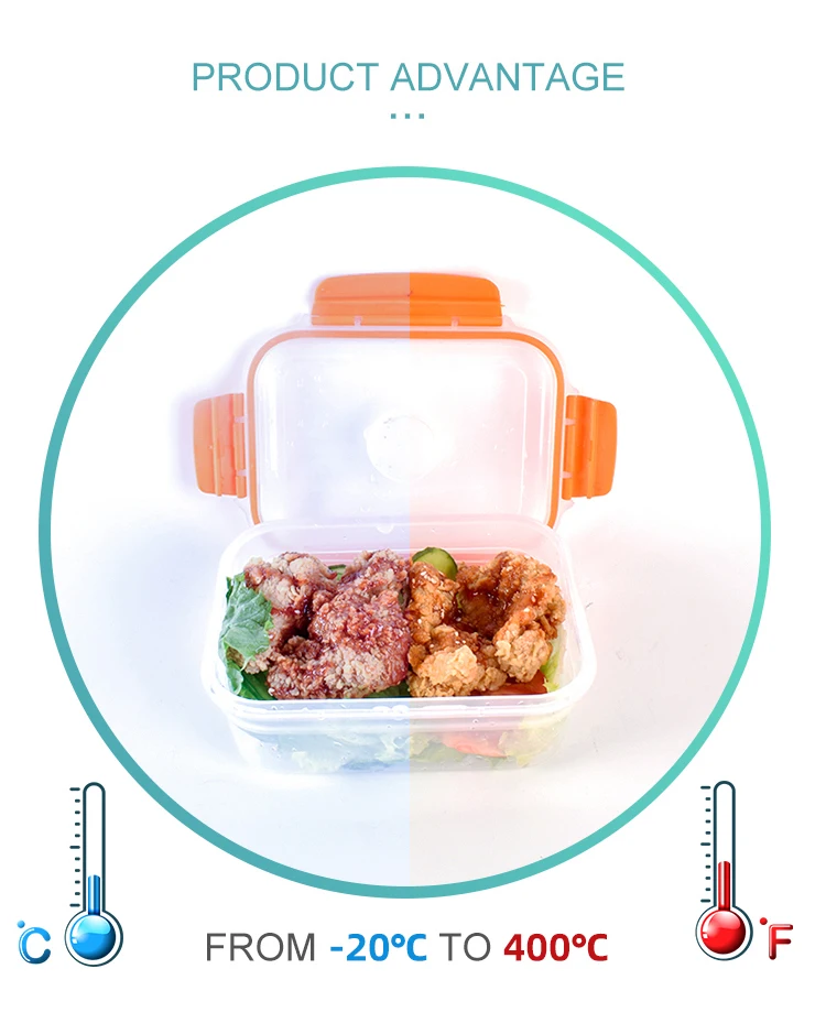 
Wholesale price box storage container clear plastic food storage container airtight 