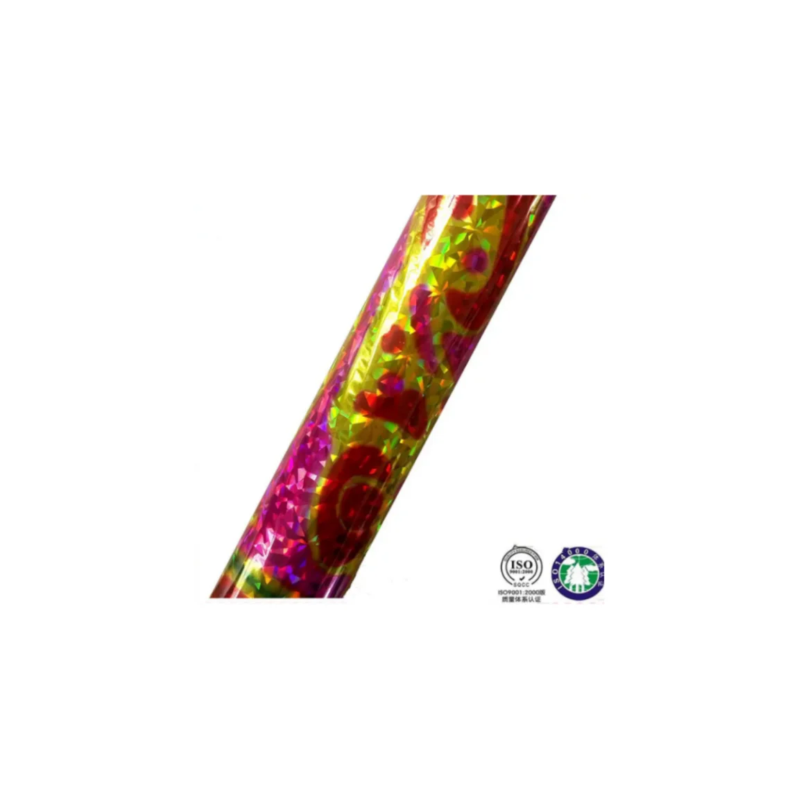 High quality multicolor fancy textile fabric printed foil roll hot stamping