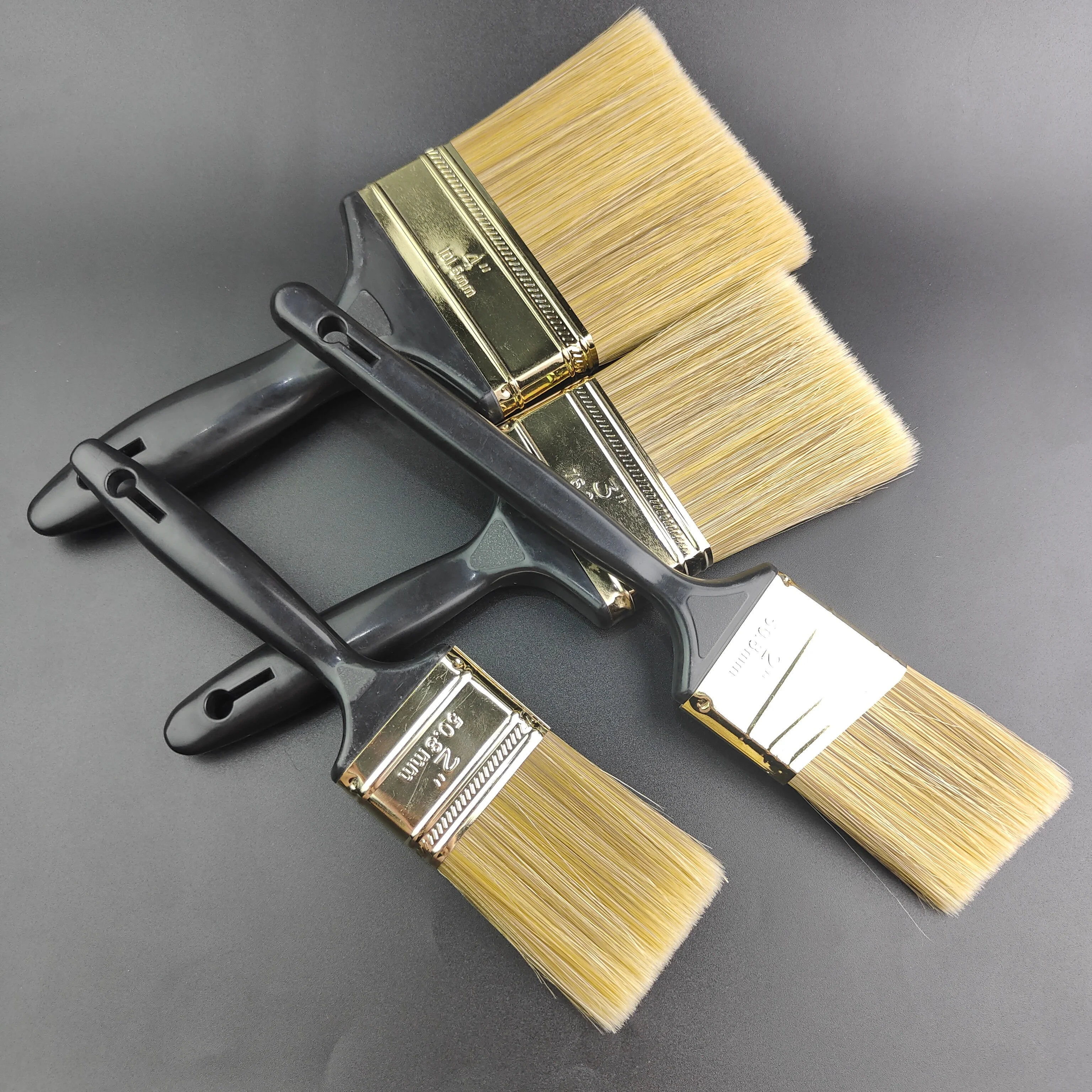 Wholesale Price Angle Synthetic Fiber Purdy Paint Brush with Long Wooden Handle