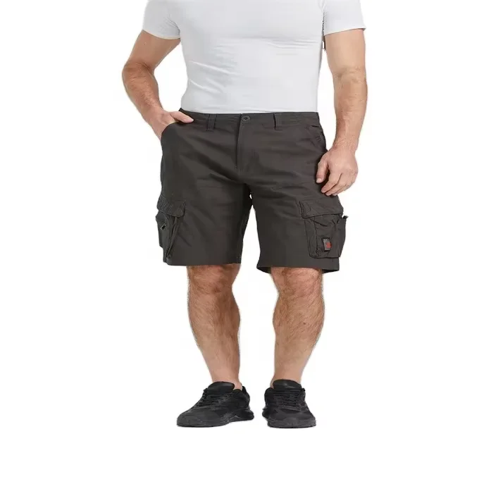 factory direct heavy duty 100% cotton work wear shorts multi pockets working shorts oem service custom cargo short pants for men
