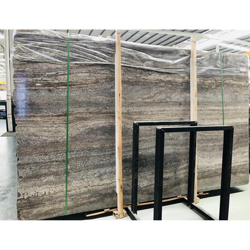 Natural silver grey travertine marble m2 price