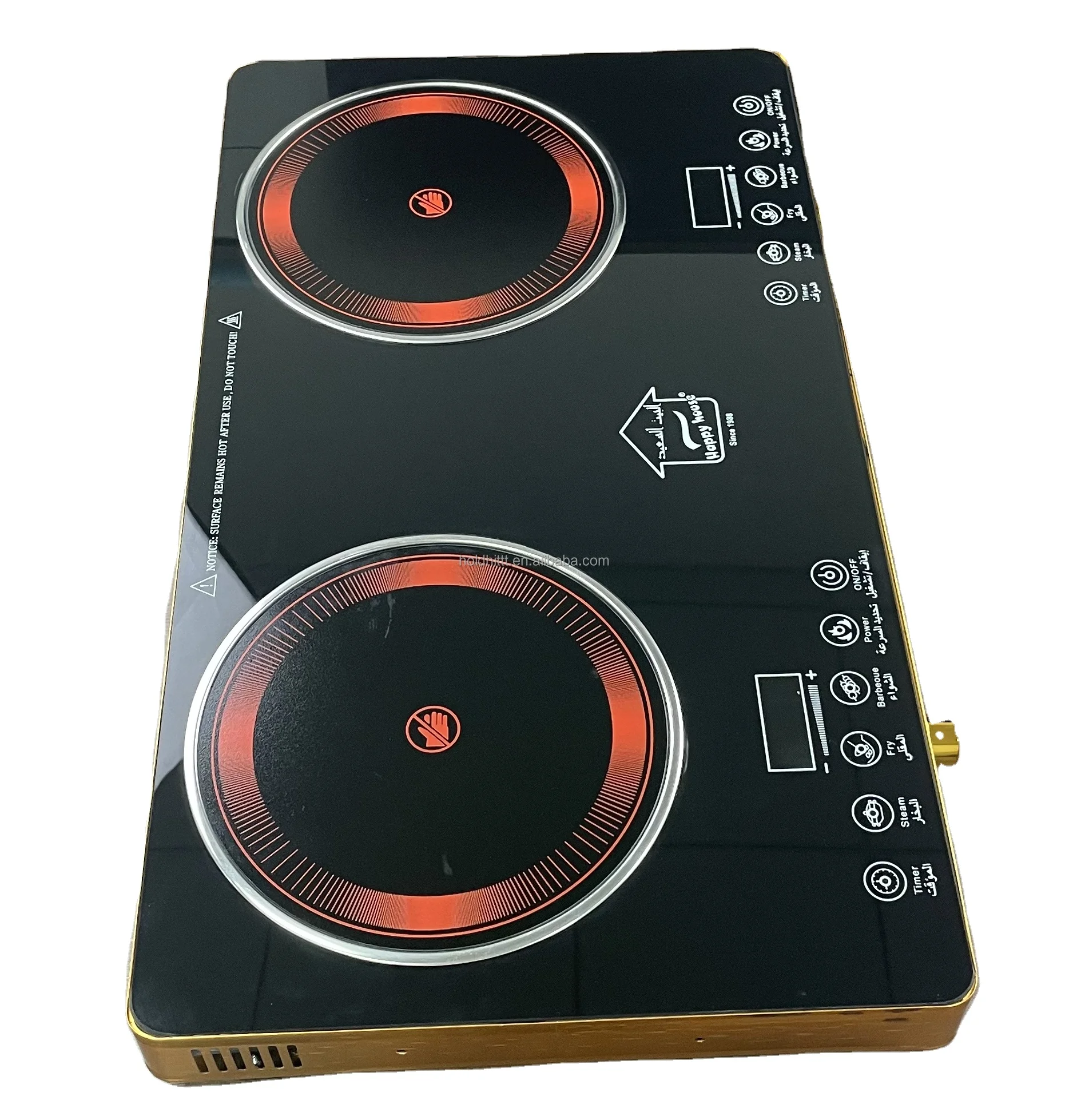 2000W induction cooktop ETL Built-in double electrical infrared hob 2 burner Induction cooker