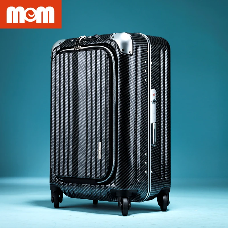 Лидер продаж, ручной чемодан OEM с алюминиевой рамкой, 20 дюймов, с передним карманом для ноутбука