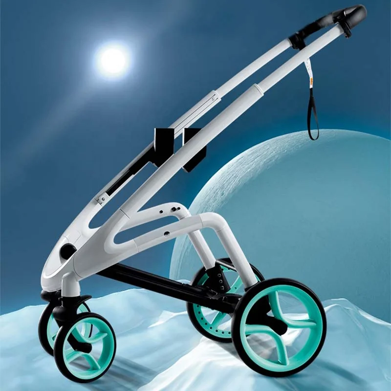 KUB Newborn Baby Stroller 3 in 1 High Landscape Two-way Sit and Reclining Baby Stroller For Babies