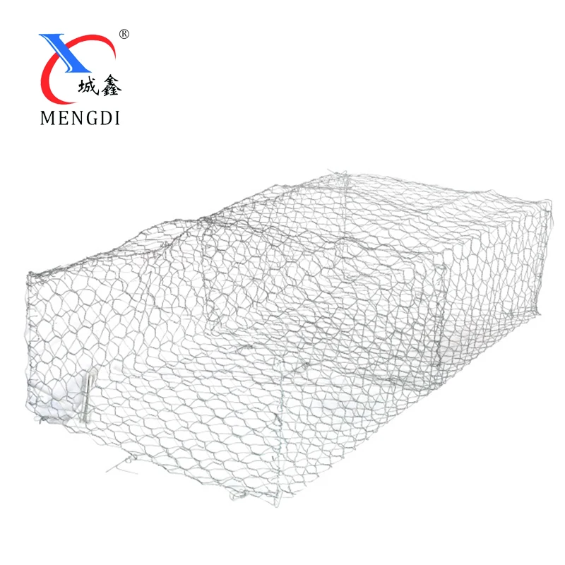 2x1x1m woven hexagonal gabion wire mesh bags baskets box wall cages for sale