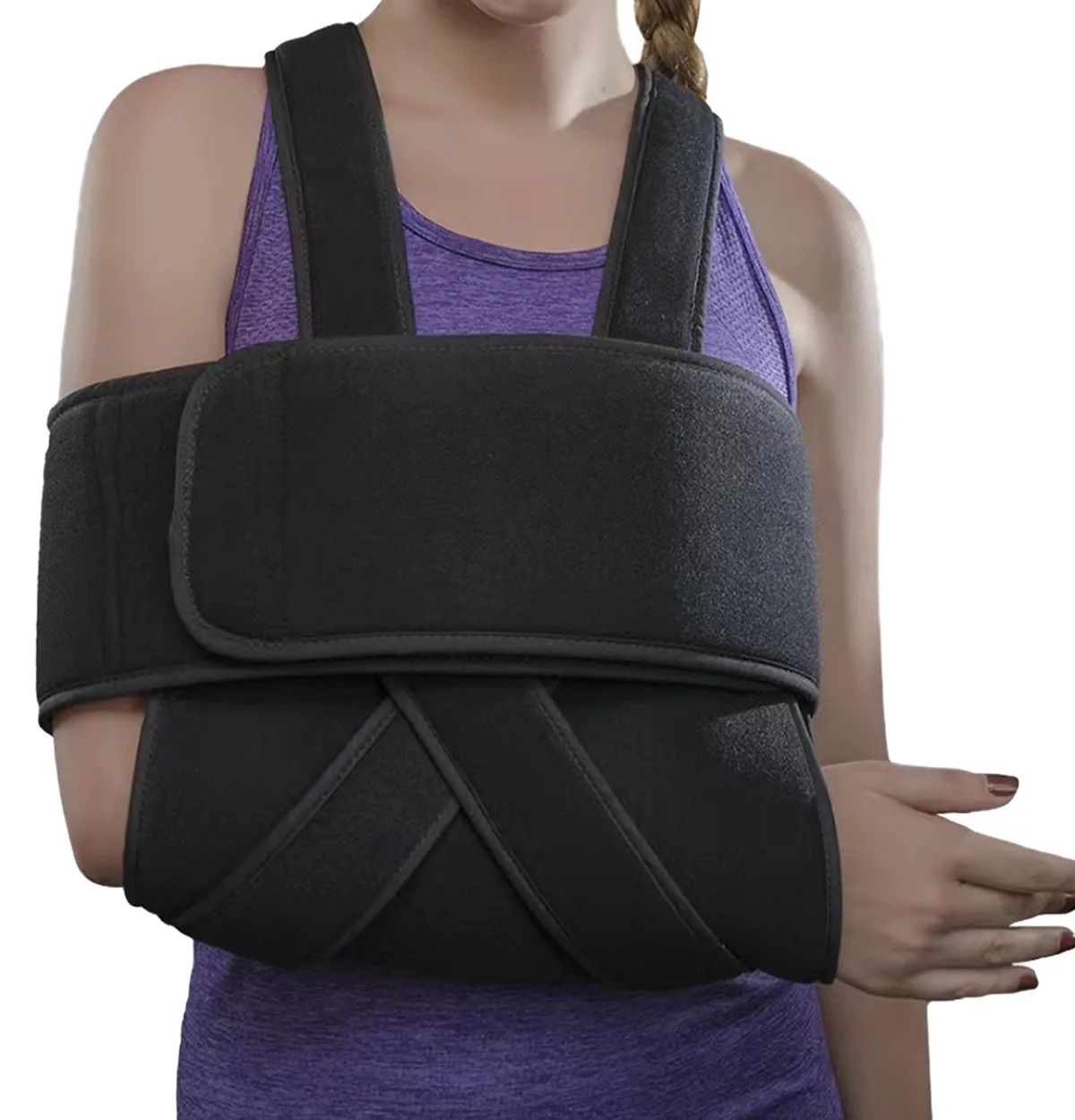 Customized Samples of Various Styles Are Available  Arm Shoulder Immobilizing Orthopedic Arm Sling Forearm Brace Sling Support