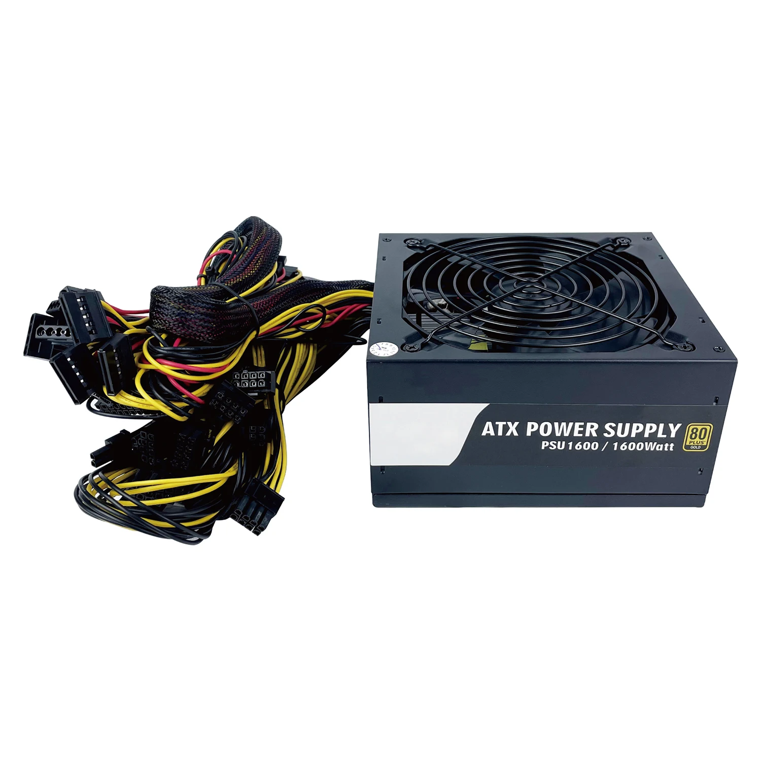 12gpu материнская плата горнодобывающий корпус 80 Gold Plus пк блок питания ATX PSU 1600 вт добыча питание для Eth Gpu добычи