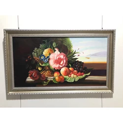 Handmade oil paintings custom high quality European classical realistic oil painting flowers