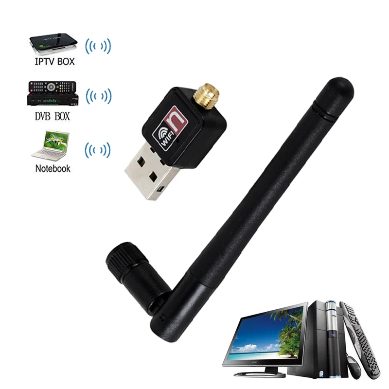 300 Мбит/с Ieee 802.11b/G/N Мини Wi-Fi ключ Wlan Беспроводной Usb 2 0 адаптер для Dreambox Vu + Gigablue Enigam2 Tvip