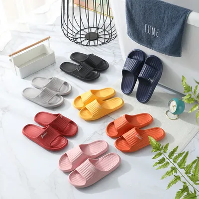 New home couple summer high quality sandals and slippers indoor bathroom bath non-slip EVA plastic custom slippers