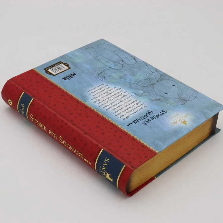 Оптовая продажа индивидуальный винтажный дизайн декоративные жесткие бумажные подарочные коробки в форме книги для детей рамка дневника/карты/фотоальбома