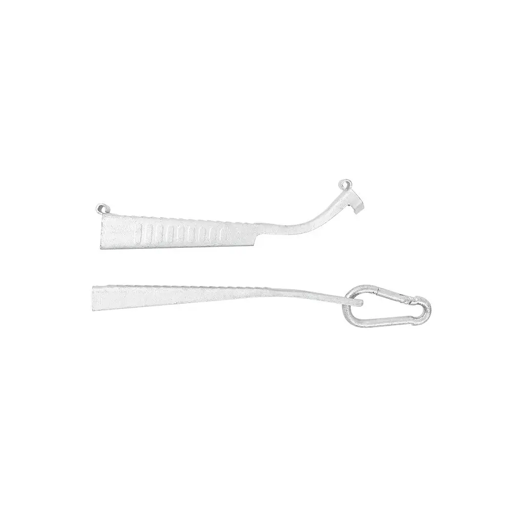 Galvanized Sheet Steel FTTH Fiber Optical Flat Dropwire Cable Anchoring Clamp