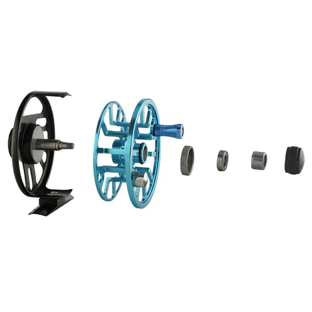 Newbility CNC Machine System 3/4WF 5/6WF 7/8WF 2+1 BB 100g Ultralight Aluminium Colors Fly Fishing Reel