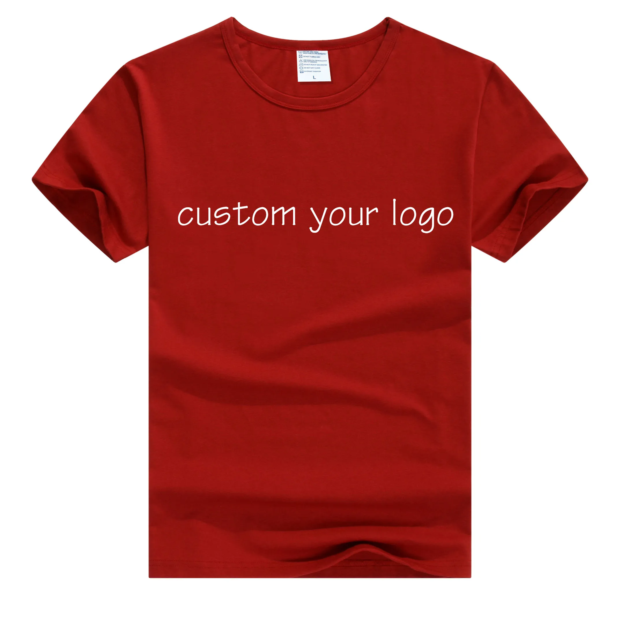 
Hot selling men printing custom logo t shirt 