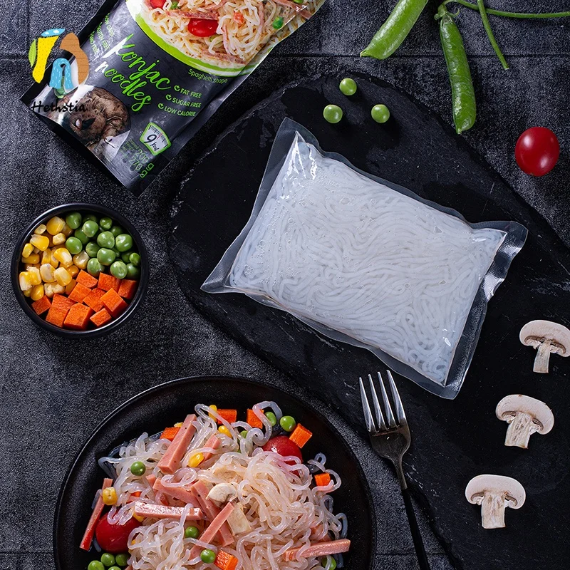 Бесплатный образец низкий уровень углерода вкусная здоровая влажная Конжак сиратаки рамен лапша паста
