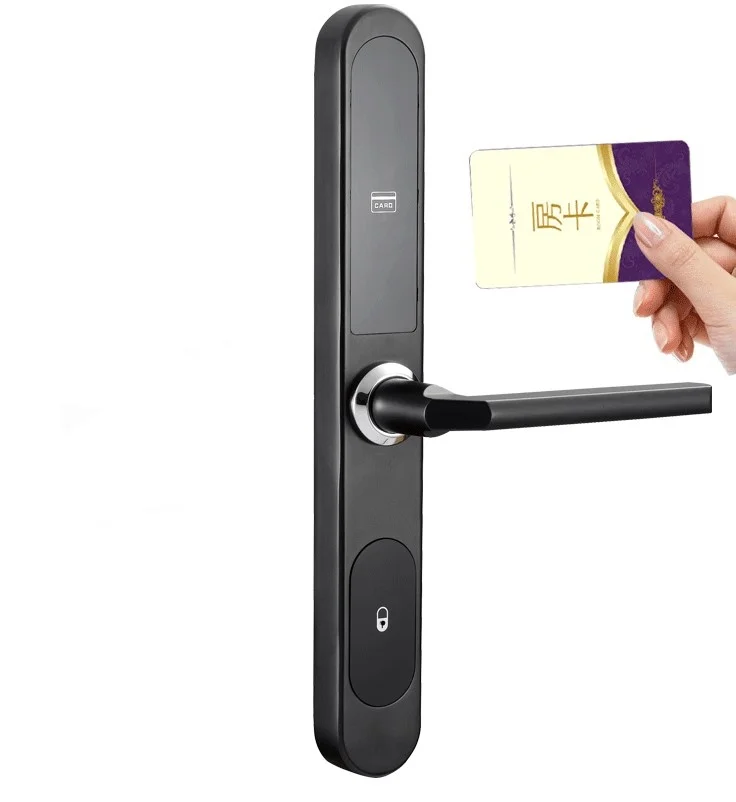 Sliding door lock with electronic RFID card Door Lock System