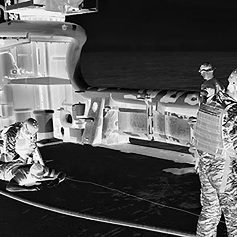 Military Dual Vision CCD Camera Infrared Thermal Imaging Binocular Night Vision Glasses Scope