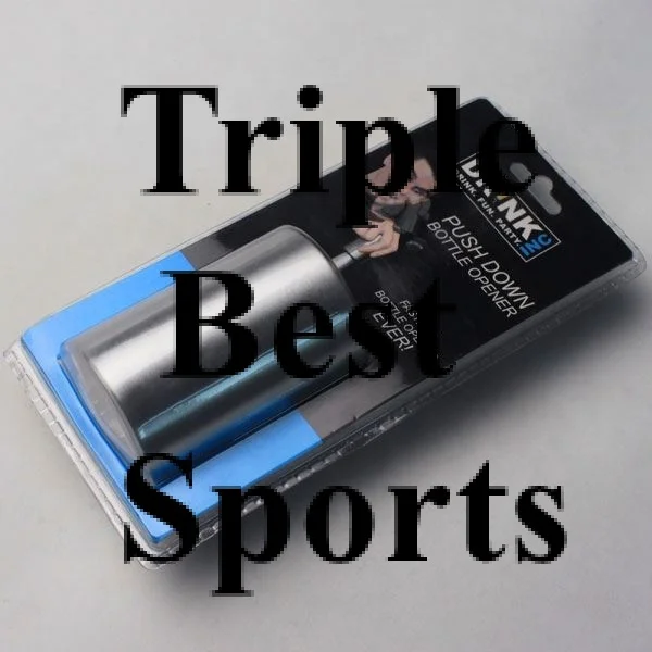 TB3Promotional Aluminium Cylinder Beer Opener Push Automatic Metal Bottle Opener