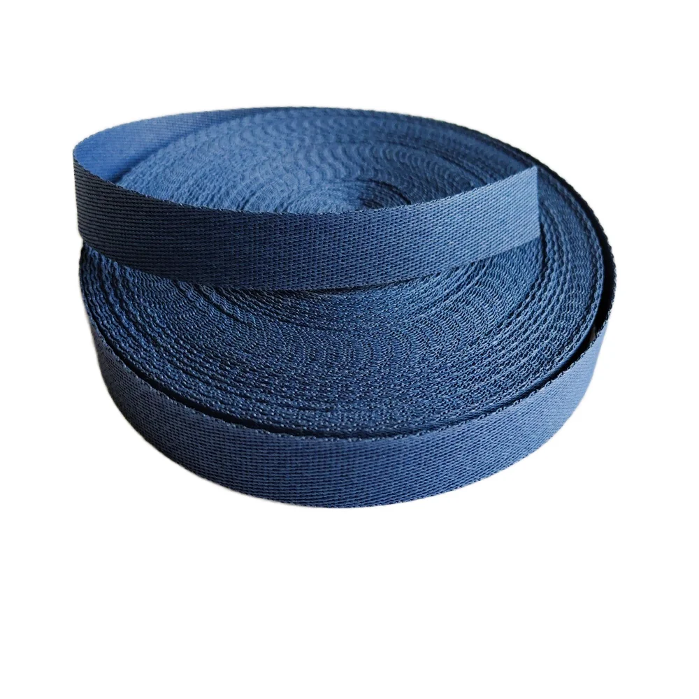 Eco-friendly 10mm 20mm flat twill herringbone paper tape webbing for Bag Home Textile