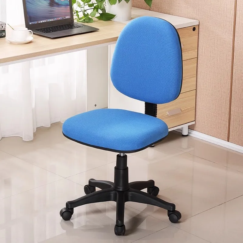 Swivel Staff Fabric Office Chairs Cheap fabric office chair Linen Armless office chair for Work Study